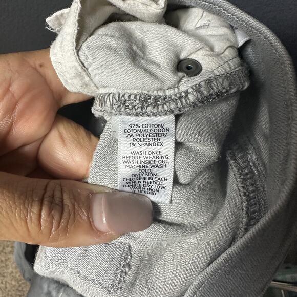 Ann Taylor LOFT Women's Light Gray Modern Straight Jeans Size 31/12 - Picture 8 of 8